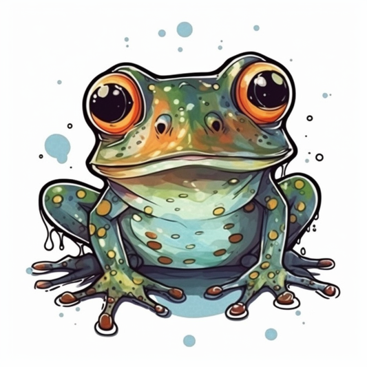 Frog Vinyl Decal Sticker for Car, Laptop, Tumbler and more # 006473