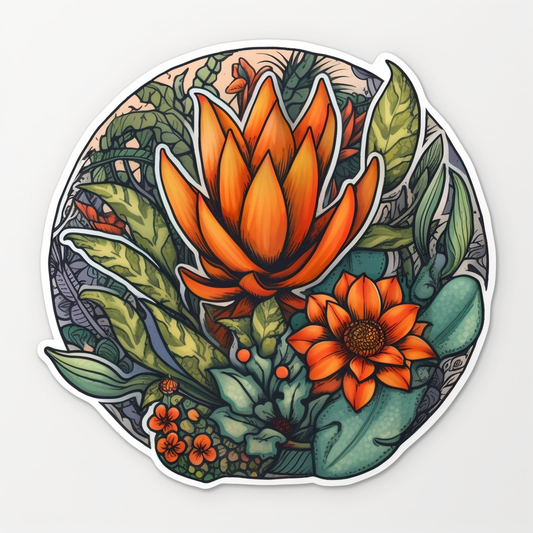 Gasteria Succulent Vinyl Decal Sticker for Car, Laptop, Tumbler and more # 006619