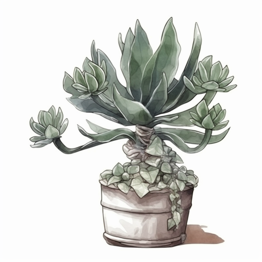 Gasteria Succulent Vinyl Decal Sticker for Car, Laptop, Tumbler and more # 006598