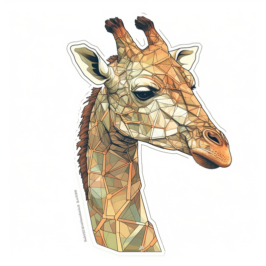 Giraffe Vinyl Decal Sticker for Car, Laptop, Tumbler and more # 001778