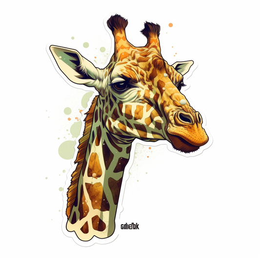 Giraffe Vinyl Decal Sticker for Car, Laptop, Tumbler and more # 001779