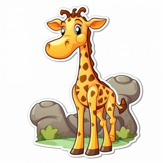 Giraffe Vinyl Decal Sticker for Car, Laptop, Tumbler and more # 001746