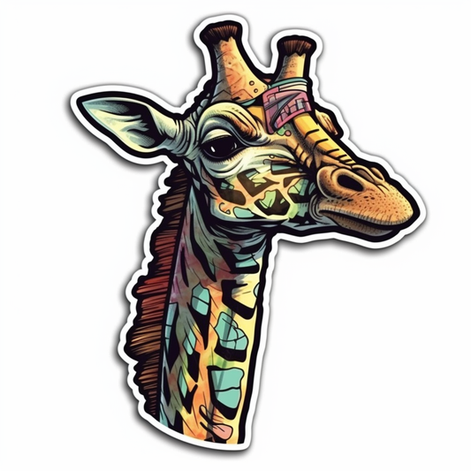 Giraffe Vinyl Decal Sticker for Car, Laptop, Tumbler and more # 001755