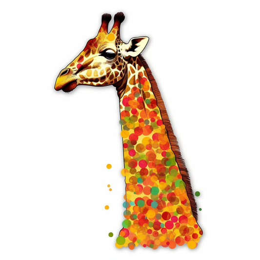 Giraffe Vinyl Decal Sticker for Car, Laptop, Tumbler and more # 001756