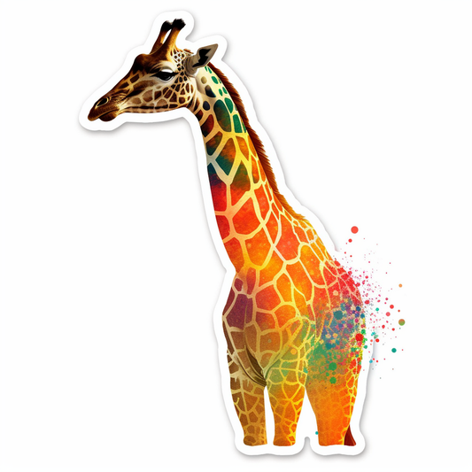 Giraffe Vinyl Decal Sticker for Car, Laptop, Tumbler and more # 001761