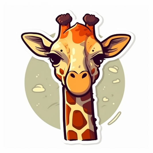 Giraffe Vinyl Decal Sticker for Car, Laptop, Tumbler and more # 001763