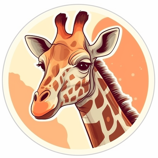 Giraffe Vinyl Decal Sticker for Car, Laptop, Tumbler and more # 001765