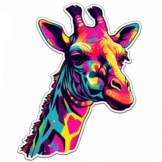 Giraffe Vinyl Decal Sticker for Car, Laptop, Tumbler and more # 001766