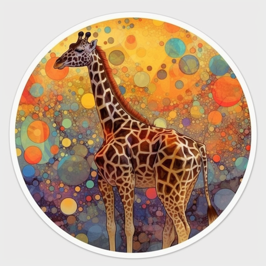 Giraffe Vinyl Decal Sticker for Car, Laptop, Tumbler and more # 001770