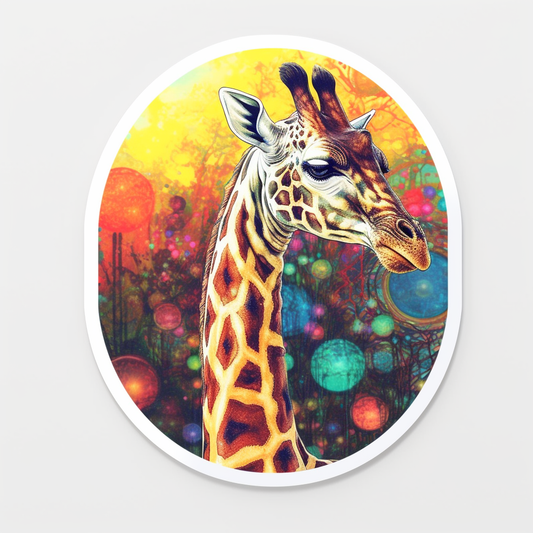Giraffe Vinyl Decal Sticker for Car, Laptop, Tumbler and more # 001767