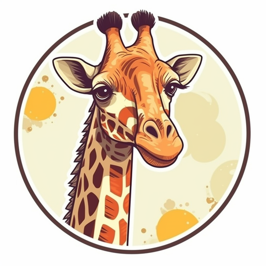 Giraffe Vinyl Decal Sticker for Car, Laptop, Tumbler and more # 001771
