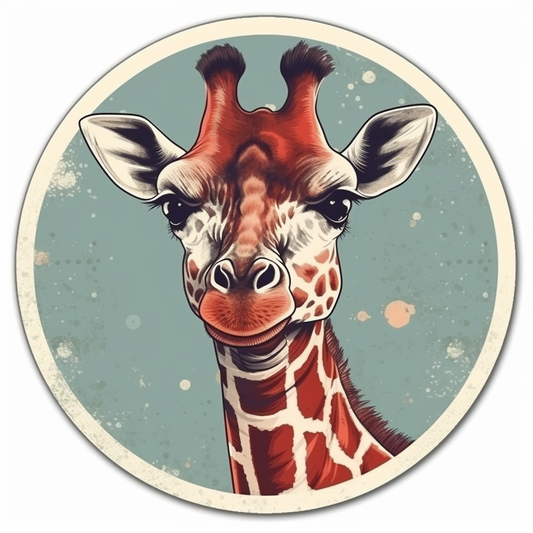Giraffe Vinyl Decal Sticker for Car, Laptop, Tumbler and more # 001775