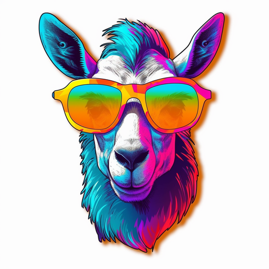 Goat Vinyl Decal Sticker for Car, Laptop, Tumbler and more # 005840