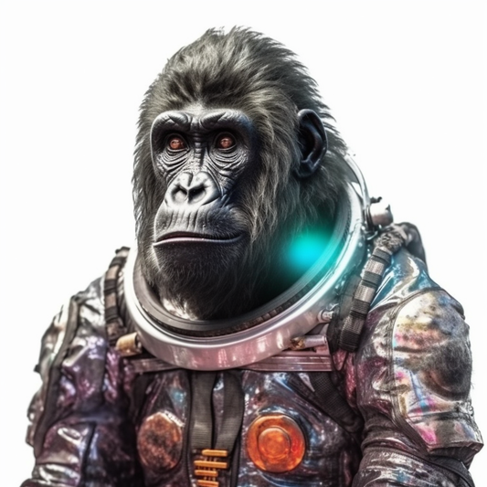 Gorilla Vinyl Decal Sticker for Car, Laptop, Tumbler and more # 00395