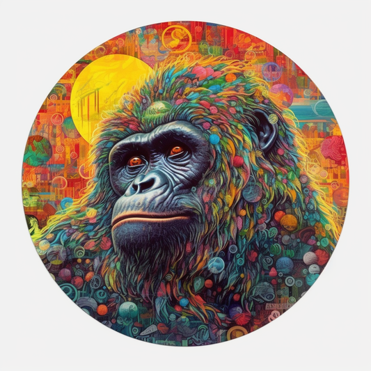 Gorilla Vinyl Decal Sticker for Car, Laptop, Tumbler and more # 00411