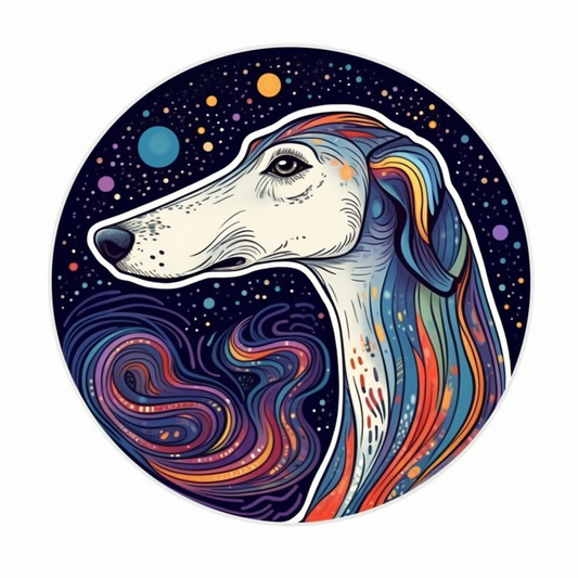 Greyhound Dog Vinyl Decal Sticker for Car, Laptop, Tumbler and more # 007792