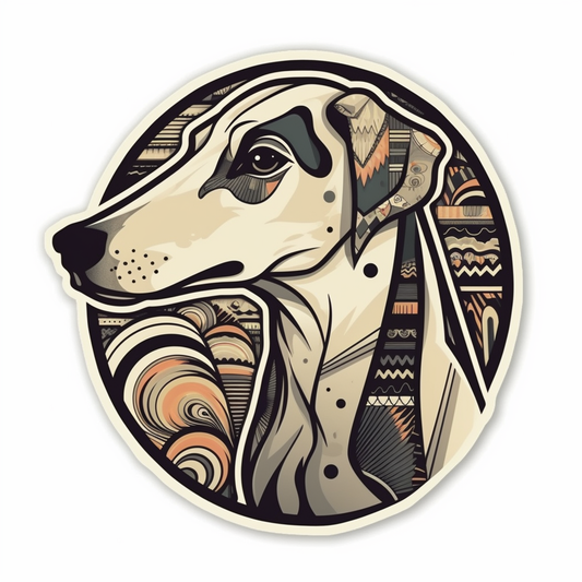 Greyhound Dog Vinyl Decal Sticker for Car, Laptop, Tumbler and more # 007775