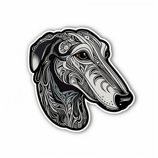 Greyhound Dog Vinyl Decal Sticker for Car, Laptop, Tumbler and more # 007794