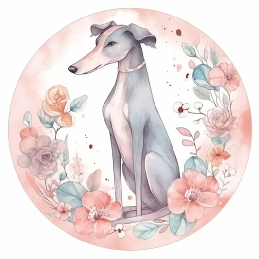 Greyhound Dog Vinyl Decal Sticker for Car, Laptop, Tumbler and more # 007810