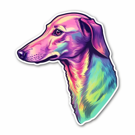 Greyhound Dog Vinyl Decal Sticker for Car, Laptop, Tumbler and more # 007813
