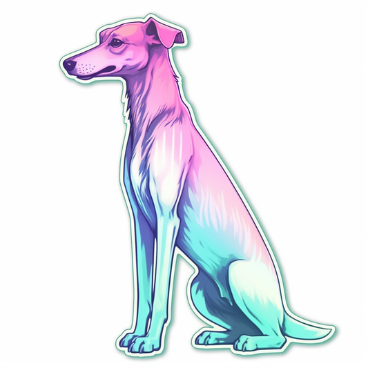 Greyhound Dog Vinyl Decal Sticker for Car, Laptop, Tumbler and more # 007816
