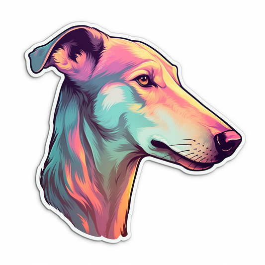 Greyhound Dog Vinyl Decal Sticker for Car, Laptop, Tumbler and more # 007817