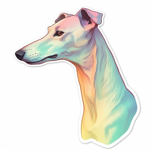 Greyhound Dog Vinyl Decal Sticker for Car, Laptop, Tumbler and more # 007815