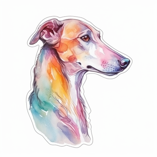 Greyhound Dog Vinyl Decal Sticker for Car, Laptop, Tumbler and more # 007818