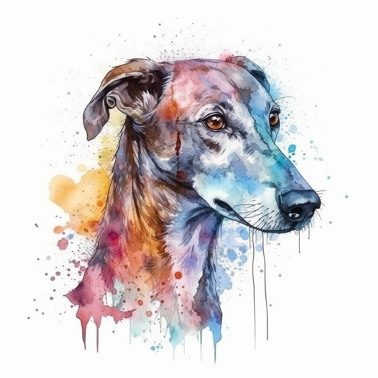 Greyhound Dog Vinyl Decal Sticker for Car, Laptop, Tumbler and more # 007823