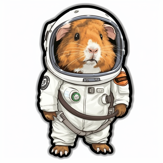 Guinea Pig Vinyl Decal Sticker for Car, Laptop, Tumbler and more # 005609