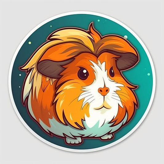 Guinea Pig Vinyl Decal Sticker for Car, Laptop, Tumbler and more # 005581