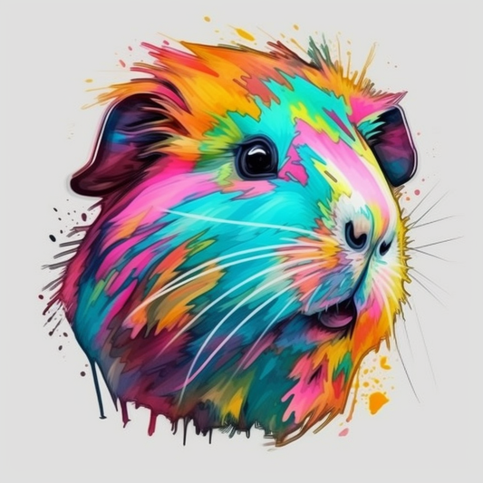 Guinea Pig Vinyl Decal Sticker for Car, Laptop, Tumbler and more # 005557