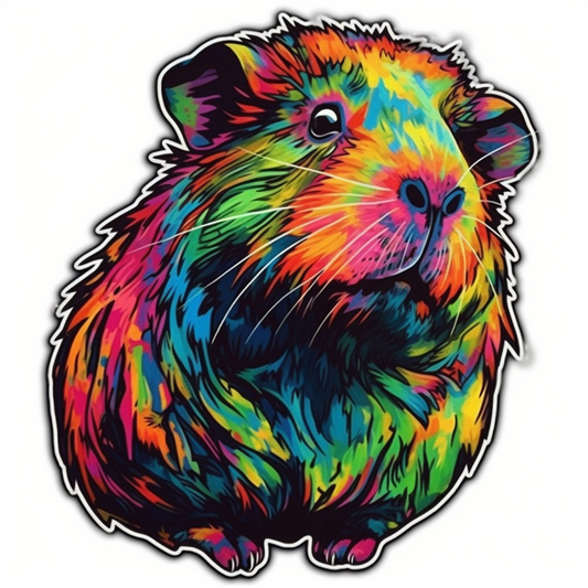 Guinea Pig Vinyl Decal Sticker for Car, Laptop, Tumbler and more # 005630