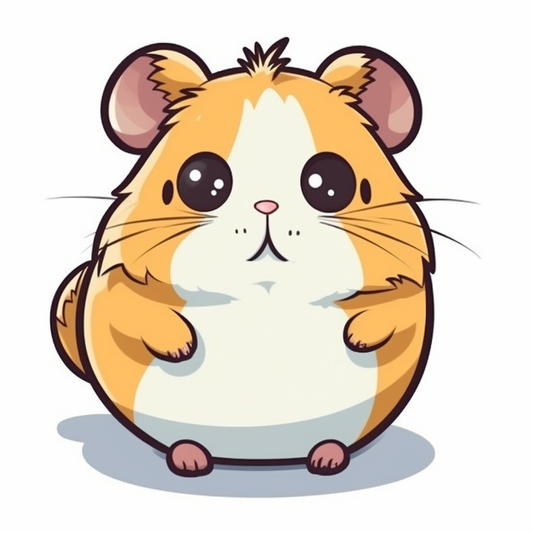 Hamster Vinyl Decal Sticker for Car, Laptop, Tumbler and more # 005509