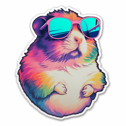 Hamster Vinyl Decal Sticker for Car, Laptop, Tumbler and more # 005543
