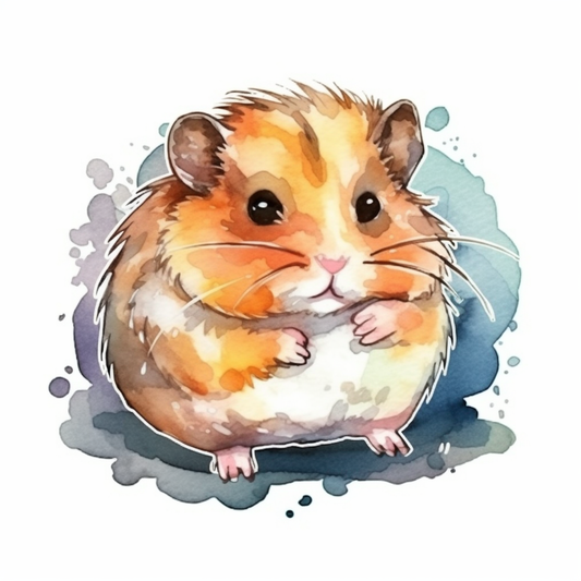Hamster Vinyl Decal Sticker for Car, Laptop, Tumbler and more # 005510