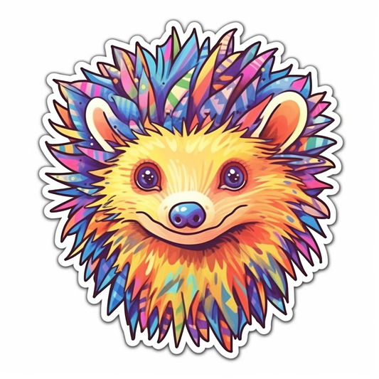 Hedgehog Vinyl Decal Sticker for Car, Laptop, Tumbler and more # 0010187