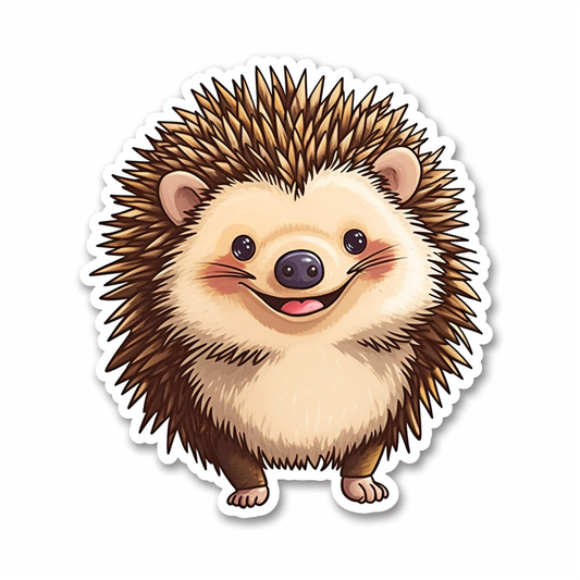 Hedgehog Vinyl Decal Sticker for Car, Laptop, Tumbler and more # 0010179