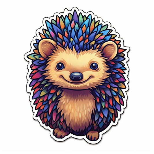 Hedgehog Vinyl Decal Sticker for Car, Laptop, Tumbler and more # 0010185