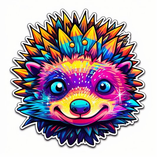 Hedgehog Vinyl Decal Sticker for Car, Laptop, Tumbler and more # 0010198