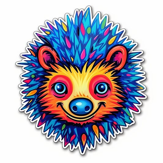 Hedgehog Vinyl Decal Sticker for Car, Laptop, Tumbler and more # 0010195
