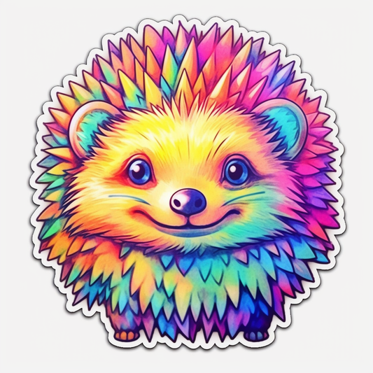 Hedgehog Vinyl Decal Sticker for Car, Laptop, Tumbler and more # 0010203