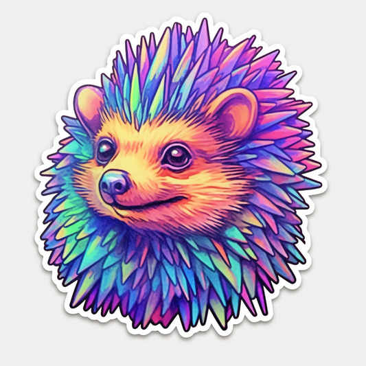 Hedgehog Vinyl Decal Sticker for Car, Laptop, Tumbler and more # 0010209