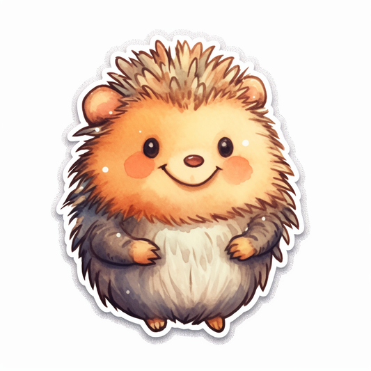 Hedgehog Vinyl Decal Sticker for Car, Laptop, Tumbler and more # 0010211