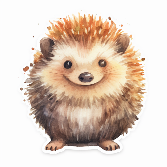 Hedgehog Vinyl Decal Sticker for Car, Laptop, Tumbler and more # 0010217