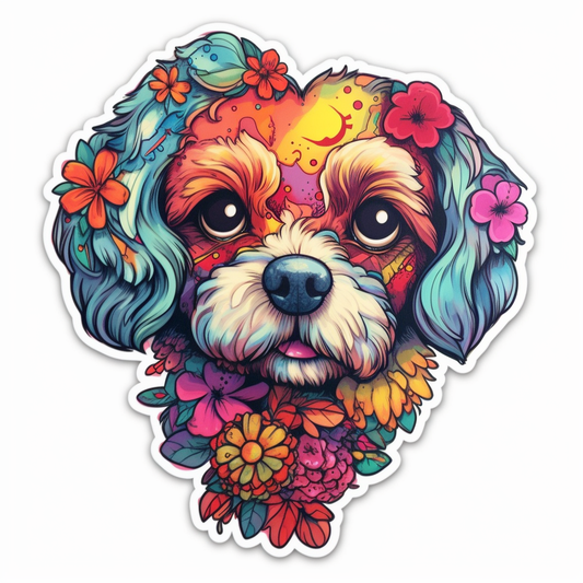 Chihuahua Dog Vinyl Decal Sticker for Car, Laptop, Tumbler and more # 008227