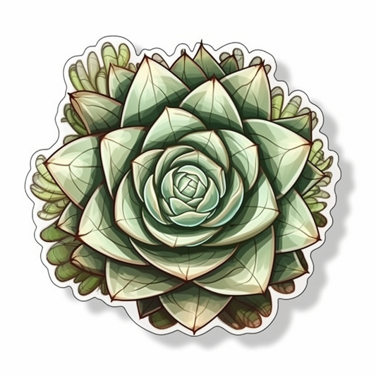Haworthia Succulent Vinyl Decal Sticker for Car, Laptop, Tumbler and more # 006766