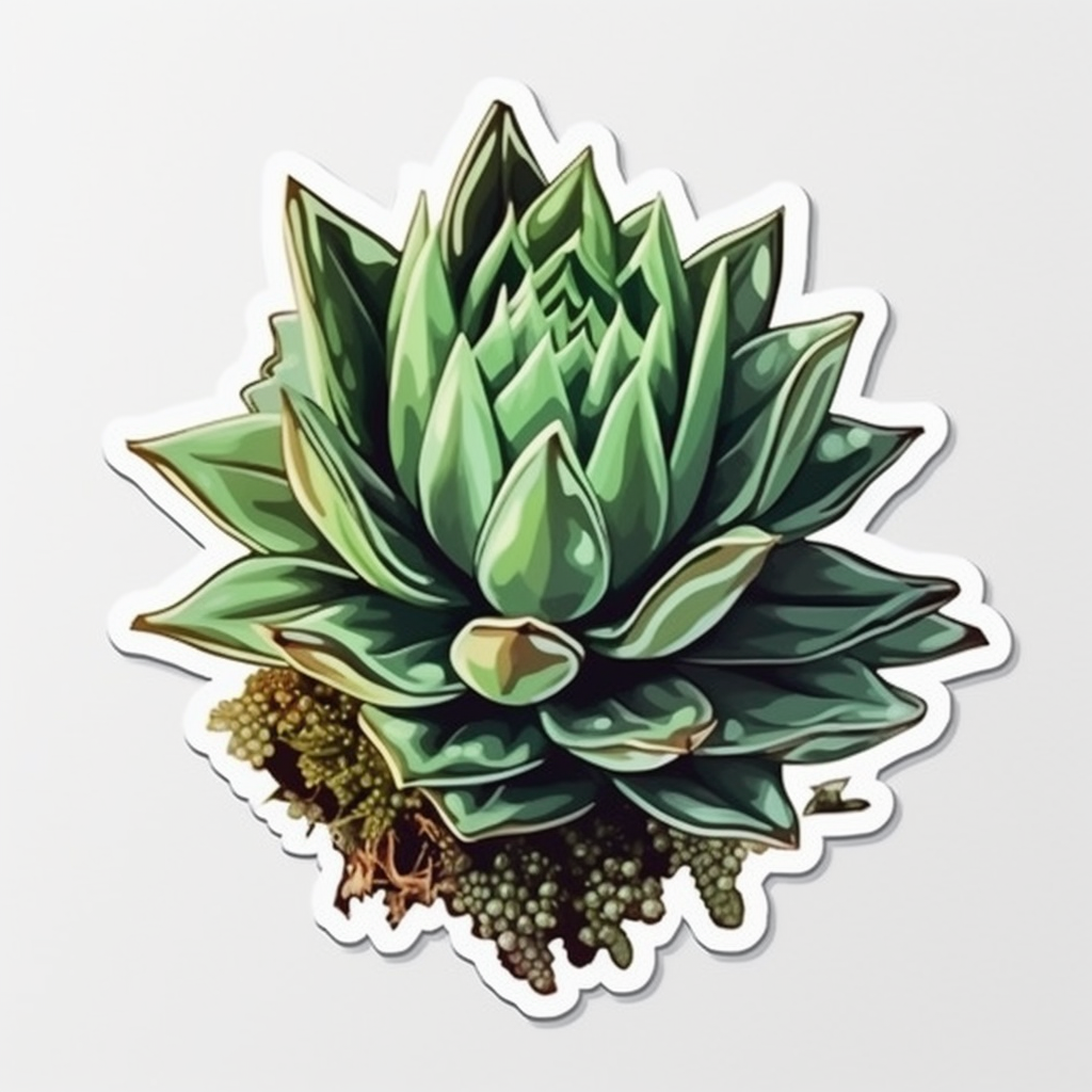 Haworthia Succulent Vinyl Decal Sticker for Car, Laptop, Tumbler and more # 006771