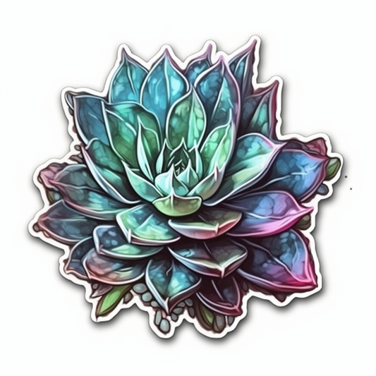 Haworthia Succulent Vinyl Decal Sticker for Car, Laptop, Tumbler and more # 006764