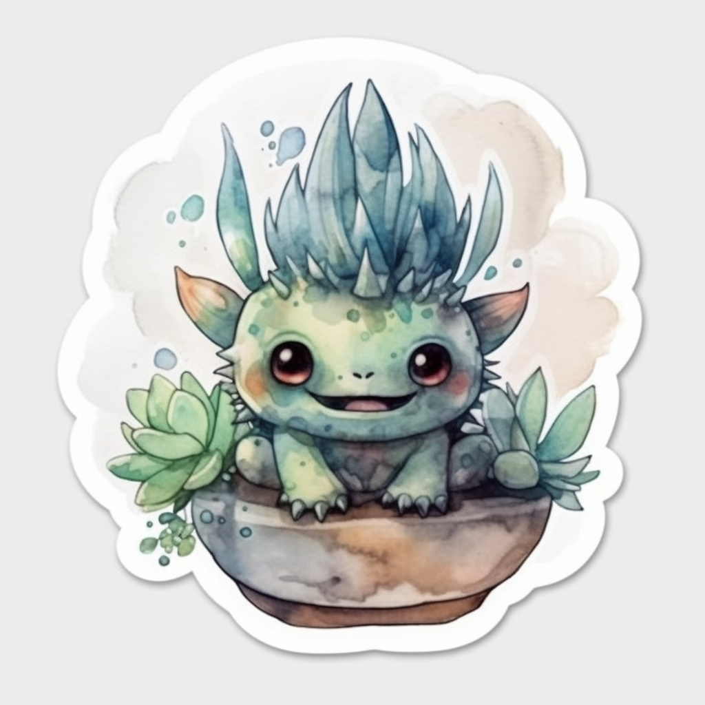 Haworthia Succulent Vinyl Decal Sticker for Car, Laptop, Tumbler and more # 006758